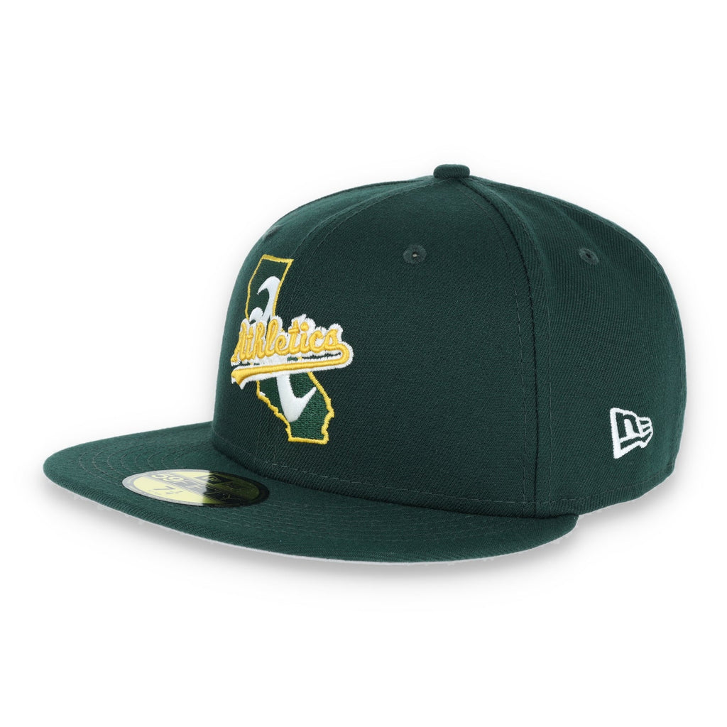 Oakland Athletics New Era Local C1 59Fifty Fitted Hat product image 1, provided for visual reference and product detail