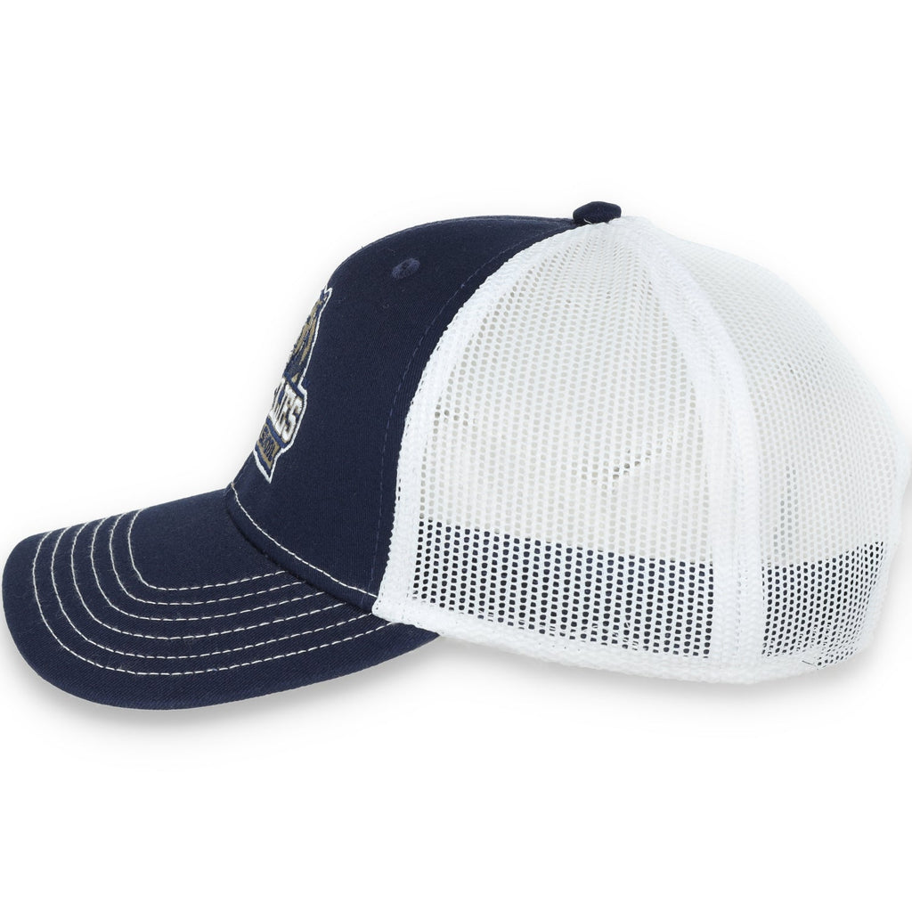 Napa High Grizzlies Flat Bill with Mesh Back Cap-Navy/White product image 6, provided for visual reference and product