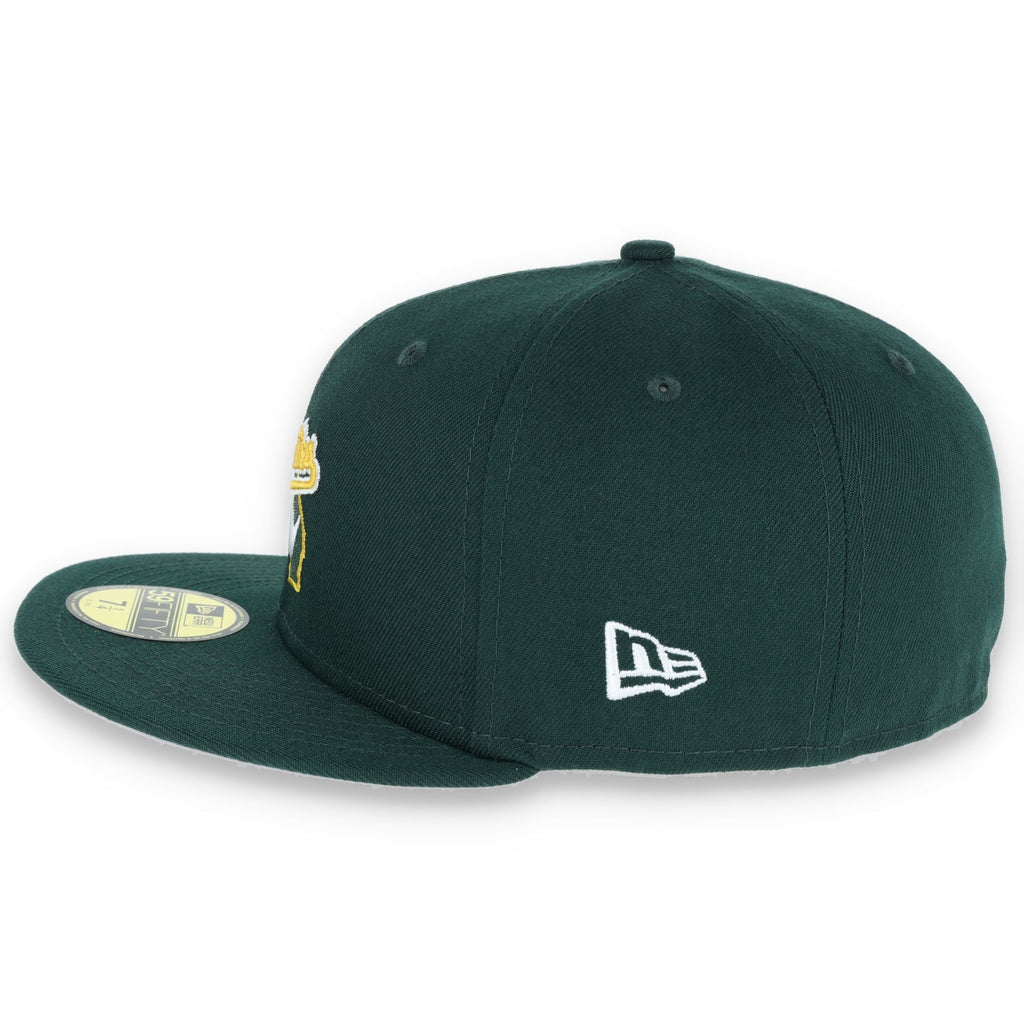 Oakland Athletics New Era Local C1 59Fifty Fitted Hat product image 6, provided for visual reference and product detail