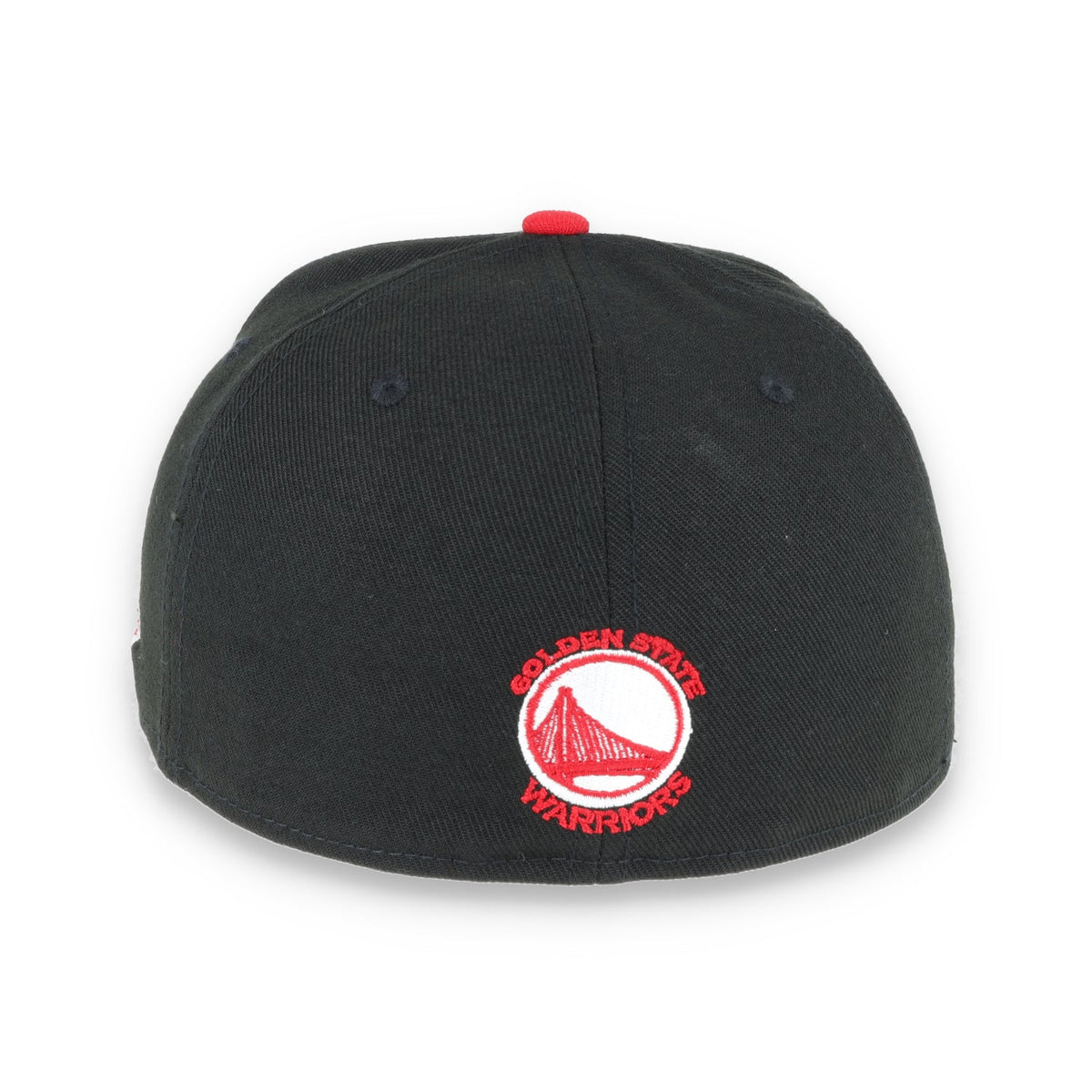 Golden State Warriors New Era 59Fifty Hat-Black/Red product image 5, provided for visual reference and product detail review