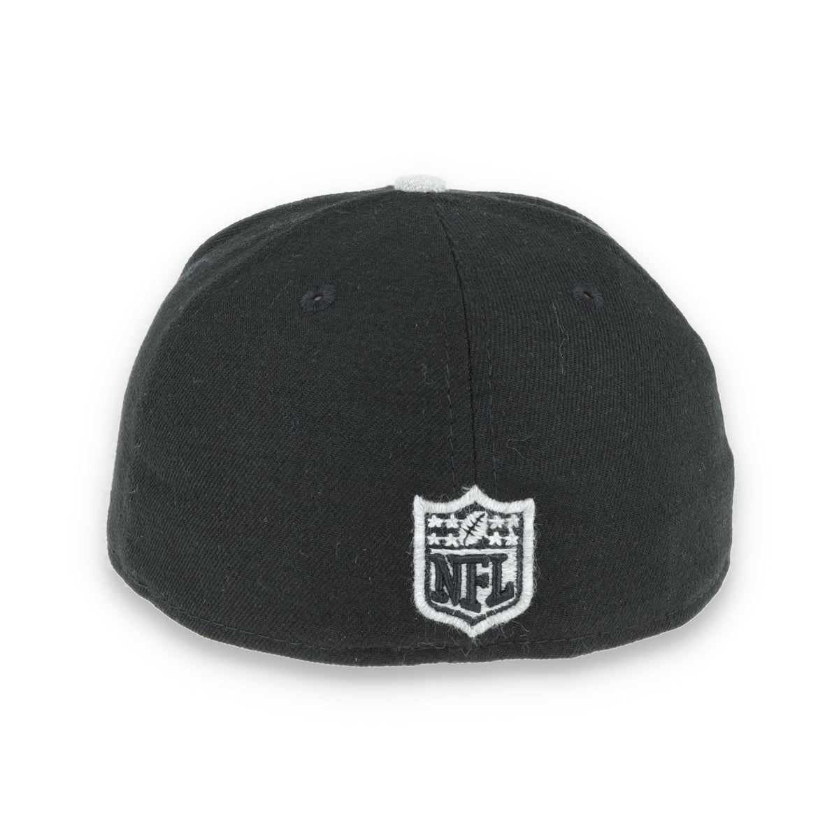 New Era Las Vegas Raiders Basic 59Fifty Fitted hat-black/heather grey product image 5, provided for visual reference and