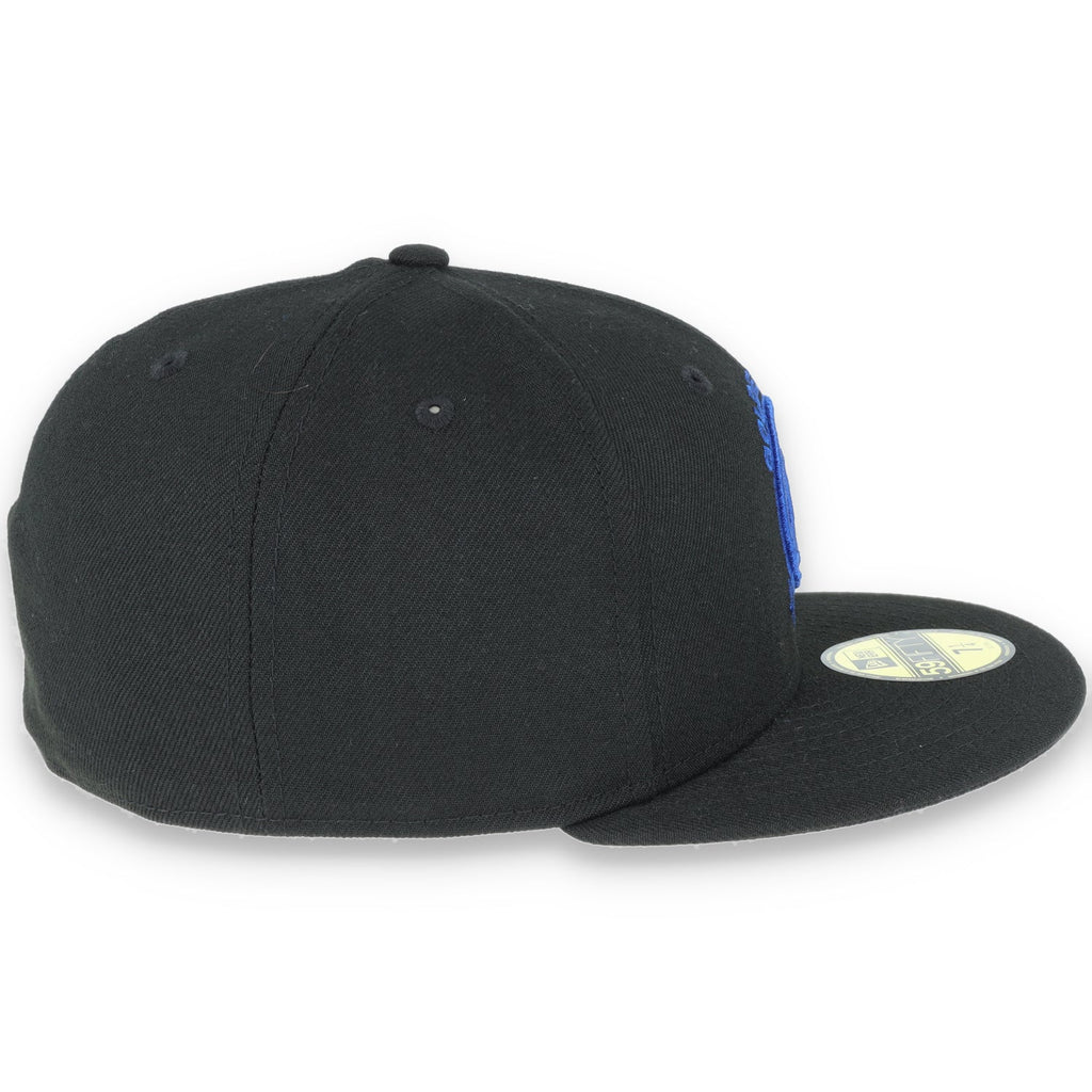 Golden State Warriors New Era 59Fifty Hat-Black/Dark Blue product image 4, provided for visual reference and product detail