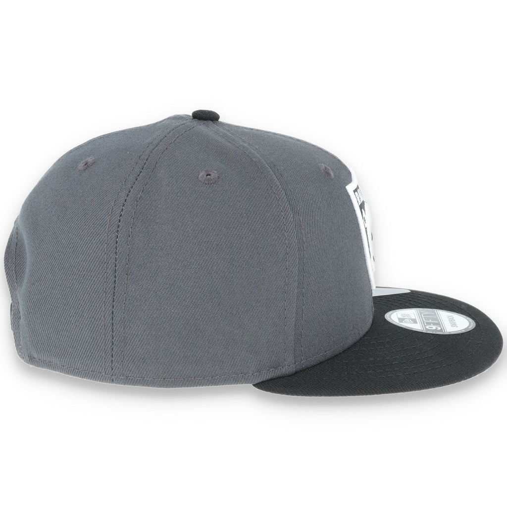 LAS VEGAS RAIDERS NEW ERA DARK GRAPH BLACK SHIELD 9FIFTY Snapback ADJUSTABLE HAT product image 5, provided for visual