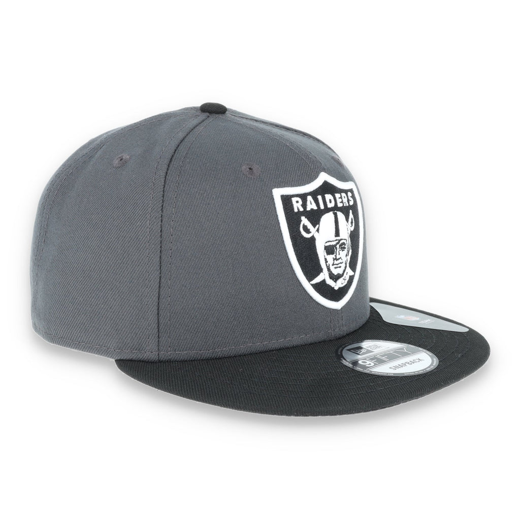 LAS VEGAS RAIDERS NEW ERA DARK GRAPH BLACK SHIELD 9FIFTY Snapback ADJUSTABLE HAT product image 3, provided for visual