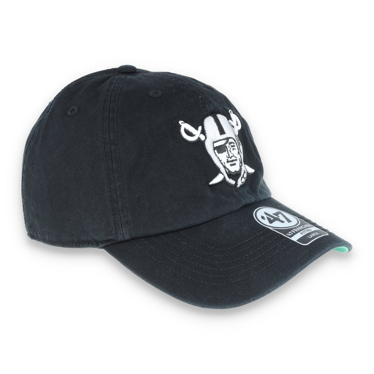 '47 Brand Las Vegas Raiders Franchise Fitted Hat product image 4, provided for visual reference and product detail review