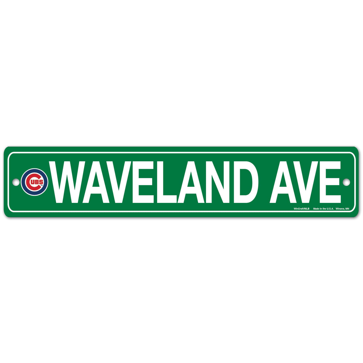 Waveland Street Sign Plastic product image 1, provided for visual reference and product detail review