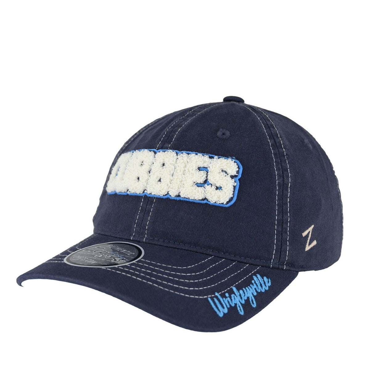 Wrigleyville Cubbies Navy Chino Adjustable Hat product image 3, provided for visual reference and product detail review