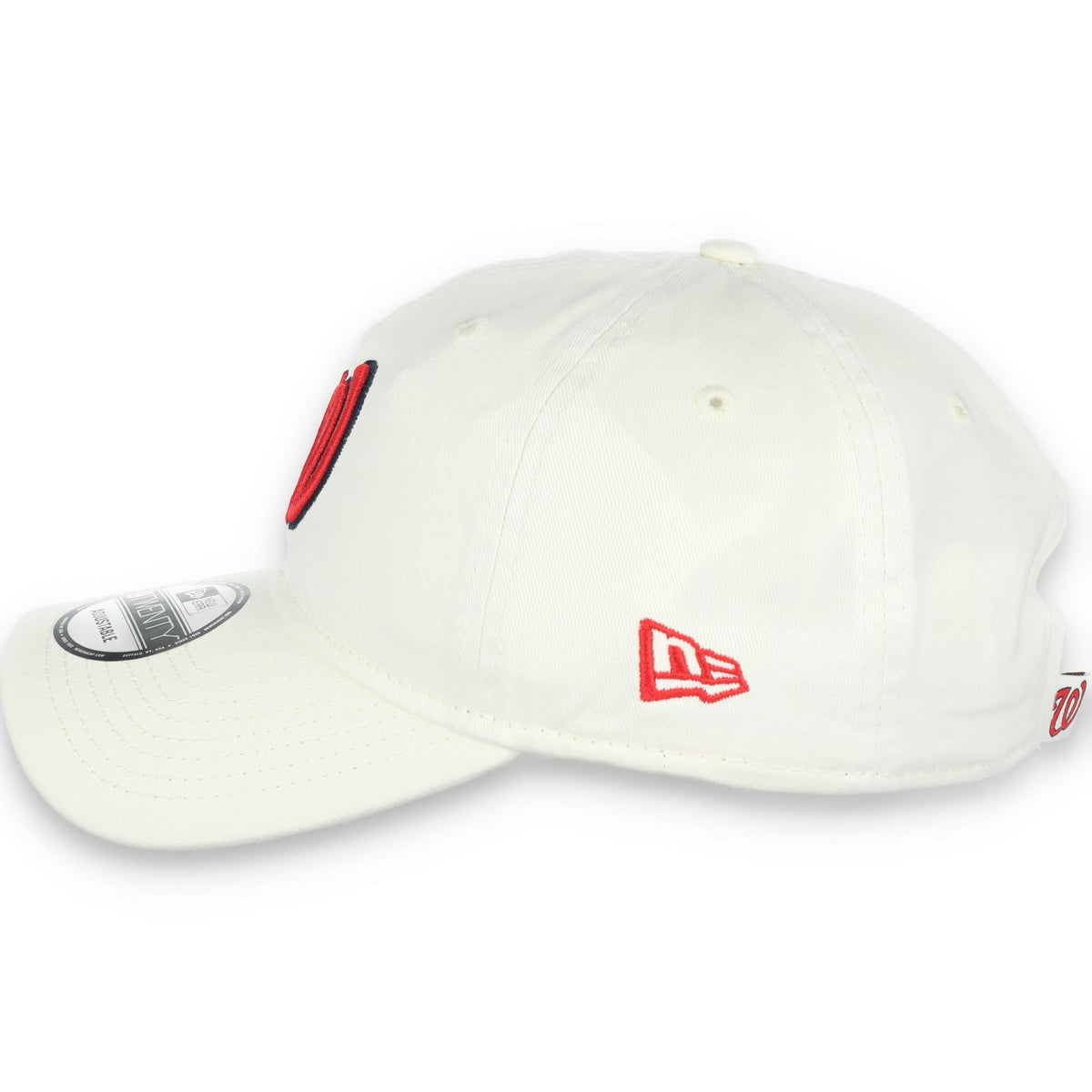 New Era Washington Nationals Core Classic 2.0 9Twenty Adjustable Hat-Ivory product image 5, provided for visual reference