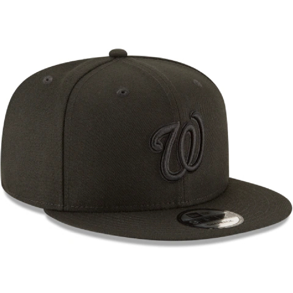Washington Nationals Mlb Basic 9Fifty Snapback-Black/Black product image 3, provided for visual reference and product detail
