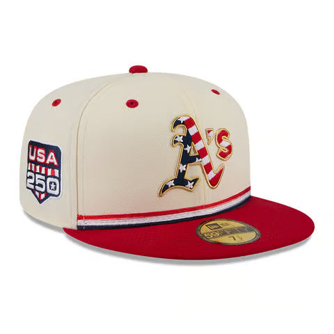 New Era Athletics Fourth of July 59FIFTY Fitted 2026 product image 1, provided for visual reference and product detail review