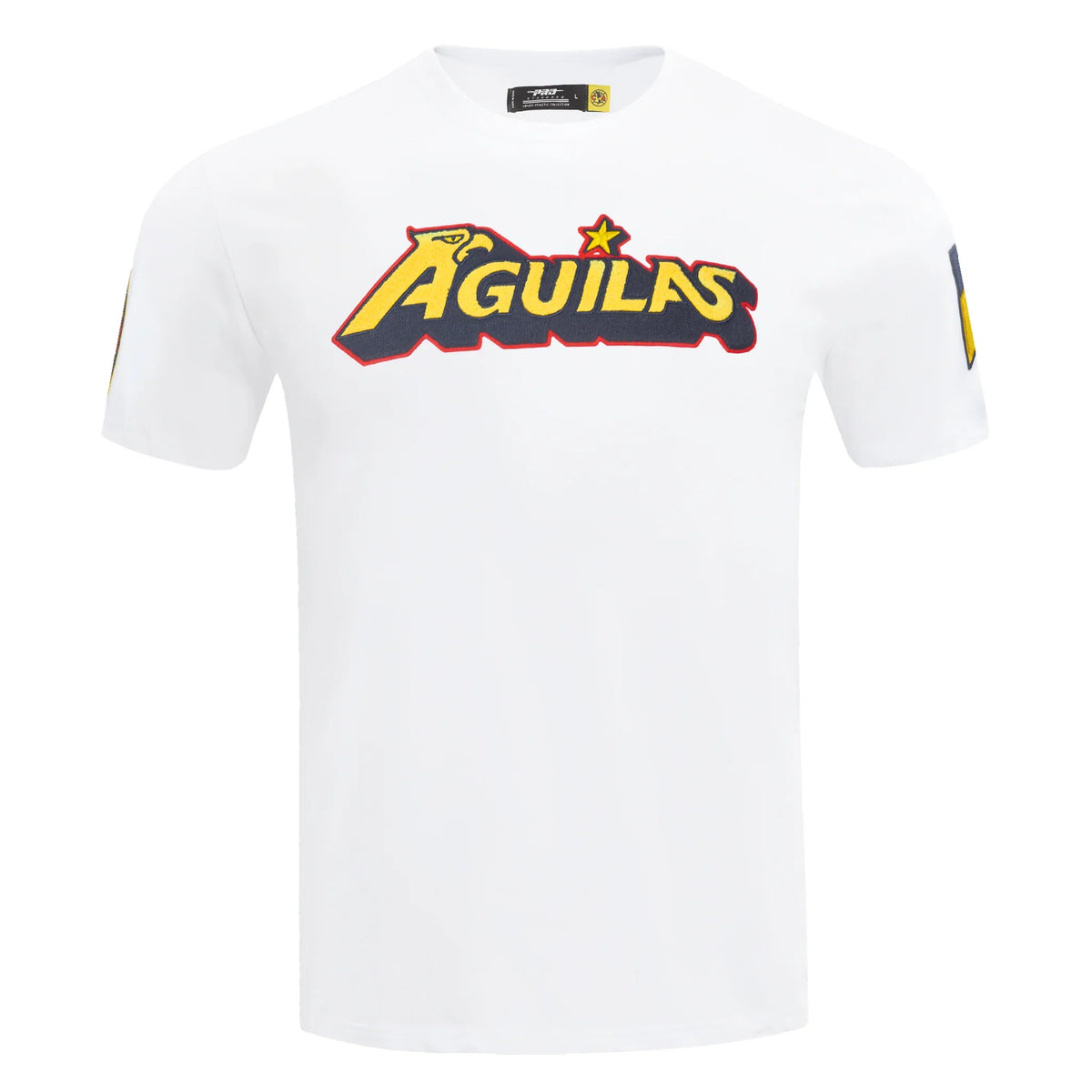 PRO STANDARD LIGA MX CLUB AMERICA STADIUM Men WORDMARK T-Shirt-White product image 1, provided for visual reference and