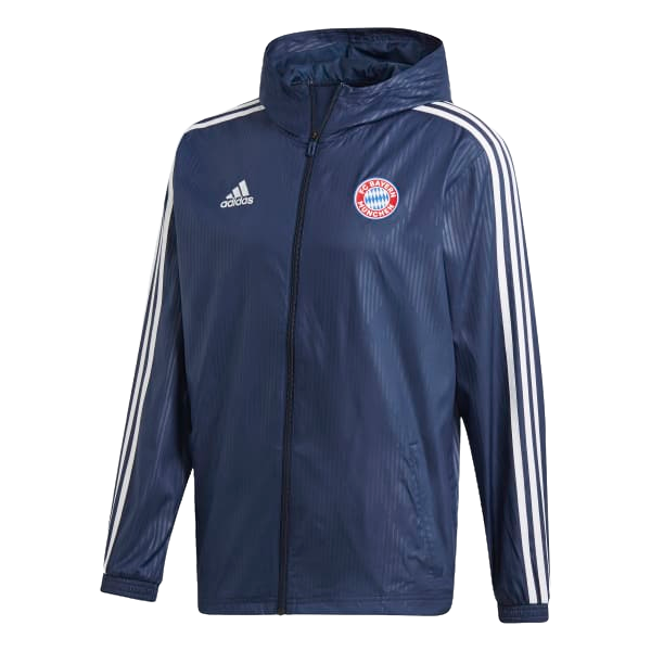 Adidas Fcb Windbreaker - Navy product image 1, provided for visual reference and product detail review
