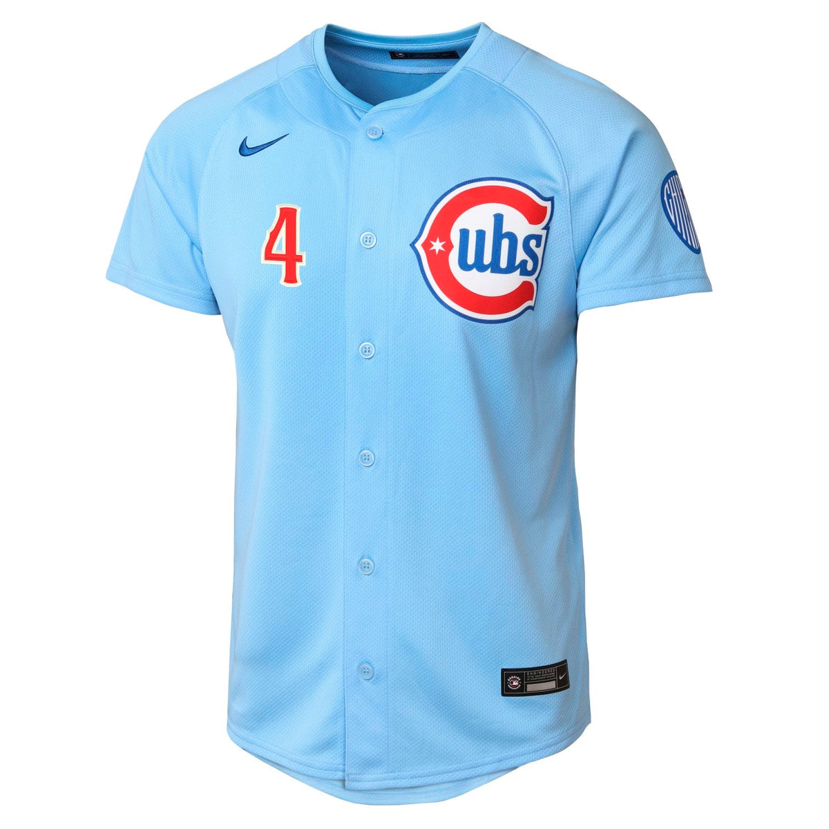Pete Crow-Armstrong Chicago Cubs Nike Youth Alt Blues Jersey product image 3, provided for visual reference and product