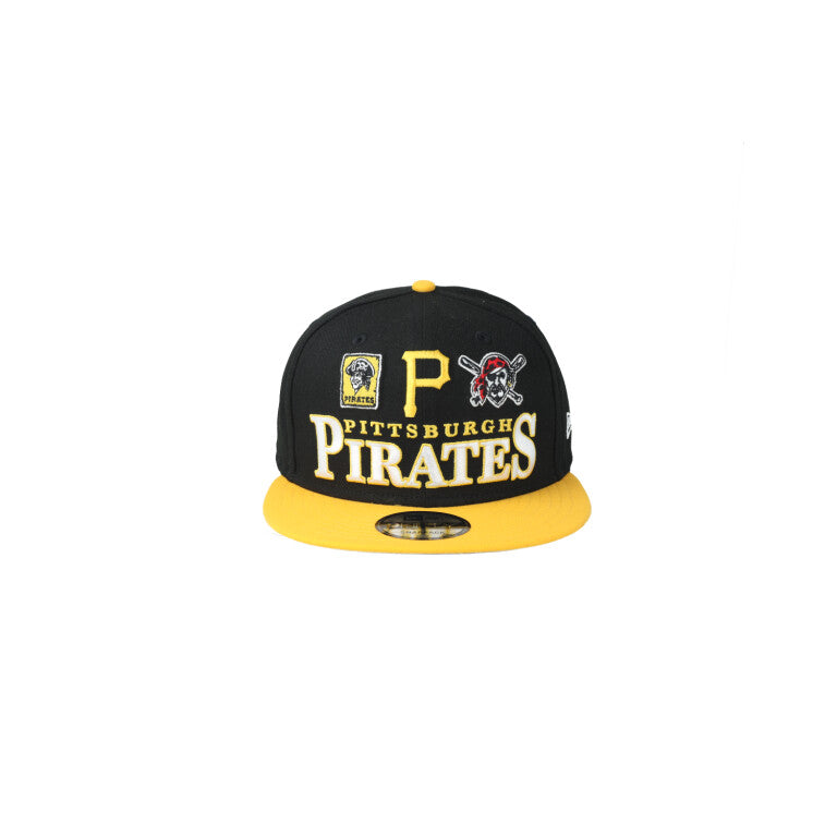New Era Pittsburgh Pirates Archive Multi Logo 9FIFTY Snapback Hat product image 2, provided for visual reference and product