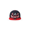 New Era Atlanta Braves Archive Multi Logo 9FIFTY Snapback Hat product image 1, provided for visual reference and product