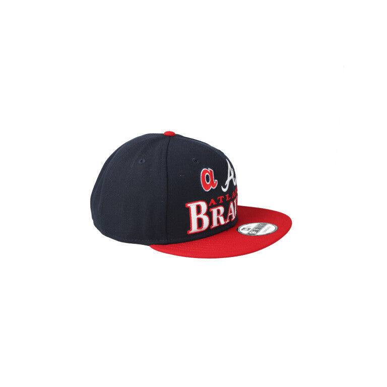 New Era Atlanta Braves Archive Multi Logo 9FIFTY Snapback Hat product image 6, provided for visual reference and product