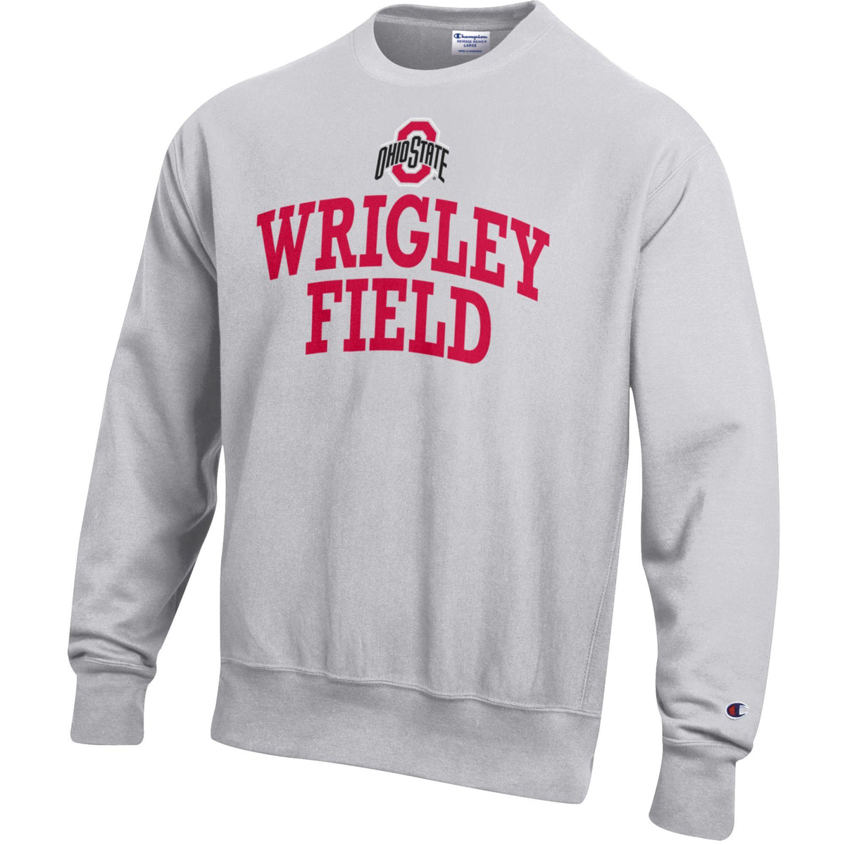 Ohio State Wrigley Field Champion Reverse Weave Heavyweight Crewneck Sweatshirt product image 1, provided for visual