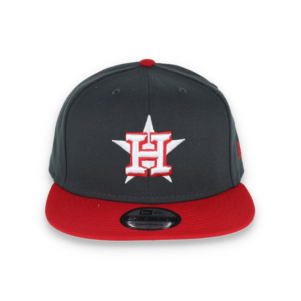 New Era Houston Astros 2-Tone Color Pack 9FIFTY Snapback Hat-Grey/Scarlet product image 2, provided for visual reference and