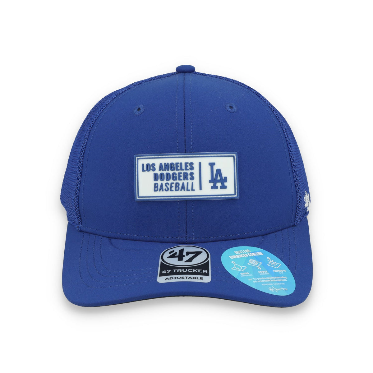 '47 Brand Los Angeles Dodgers Cypher Trucker Adjustable Snapback Hat product image 2, provided for visual reference and