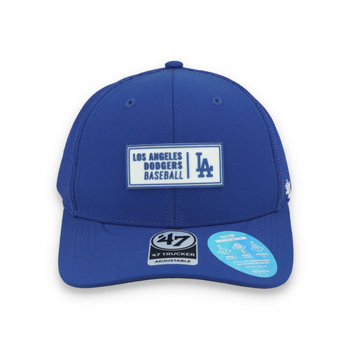 '47 Brand Los Angeles Dodgers Cypher Trucker Adjustable Snapback Hat product image 2, provided for visual reference and