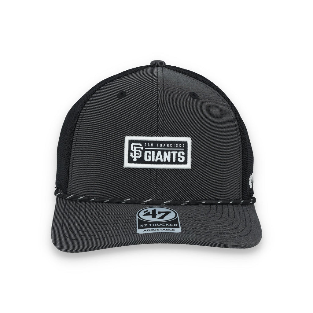'47 Brand San Francisco Giants Rumble Rope Trucker Adjustable Snapback Hat product image 2, provided for visual reference