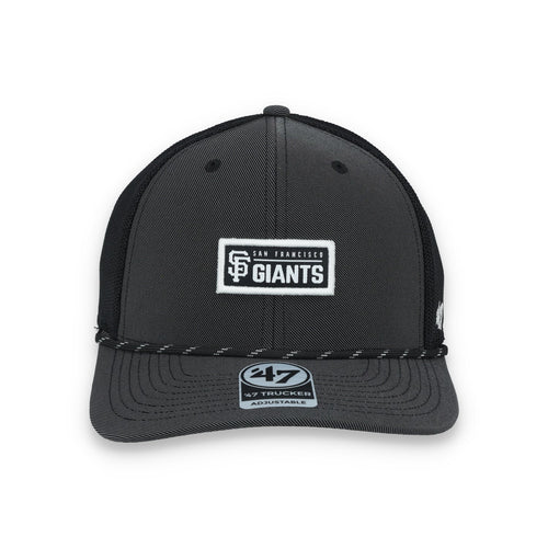 '47 Brand San Francisco Giants Rumble Rope Trucker Adjustable Snapback Hat product image 2, provided for visual reference