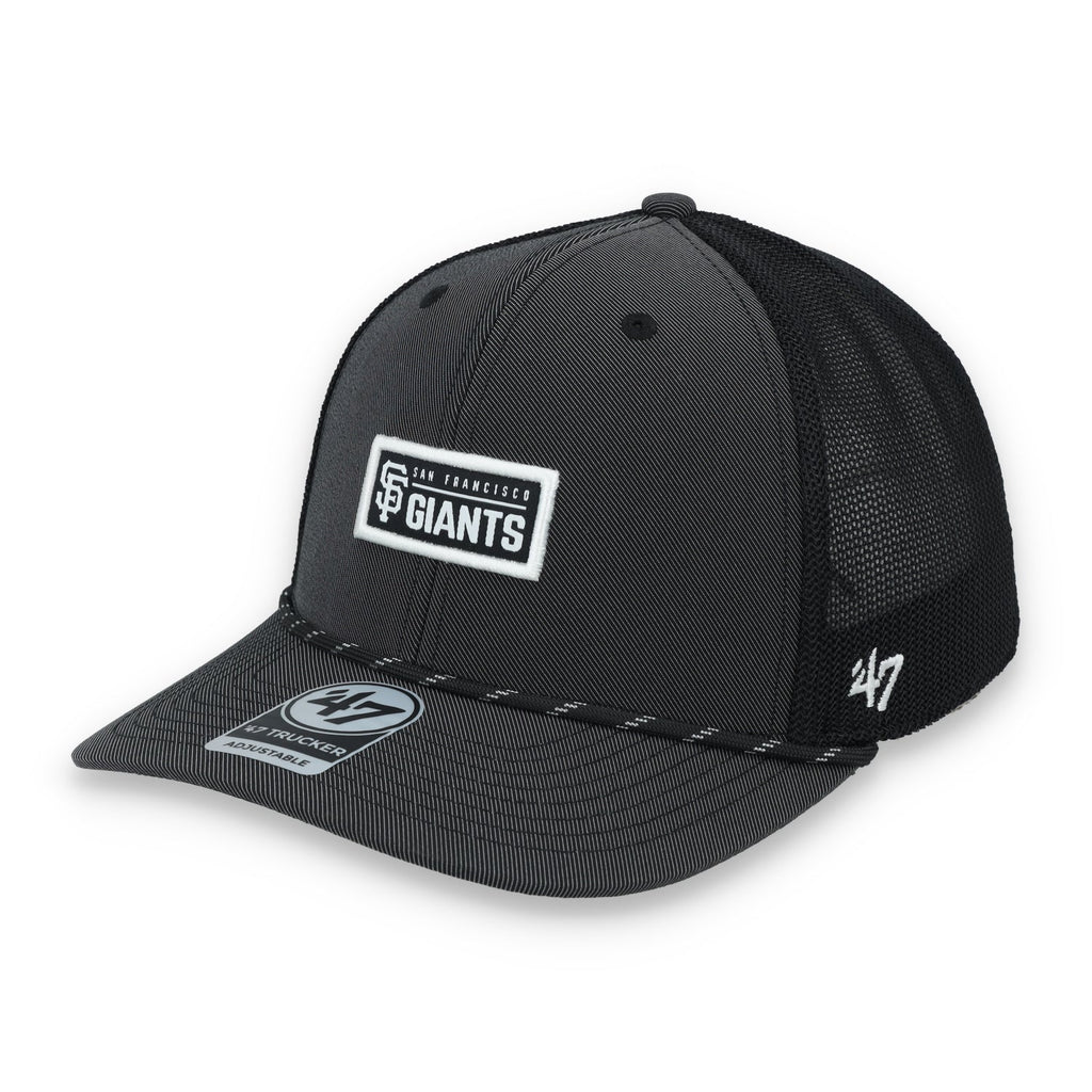'47 Brand San Francisco Giants Rumble Rope Trucker Adjustable Snapback Hat product image 3, provided for visual reference