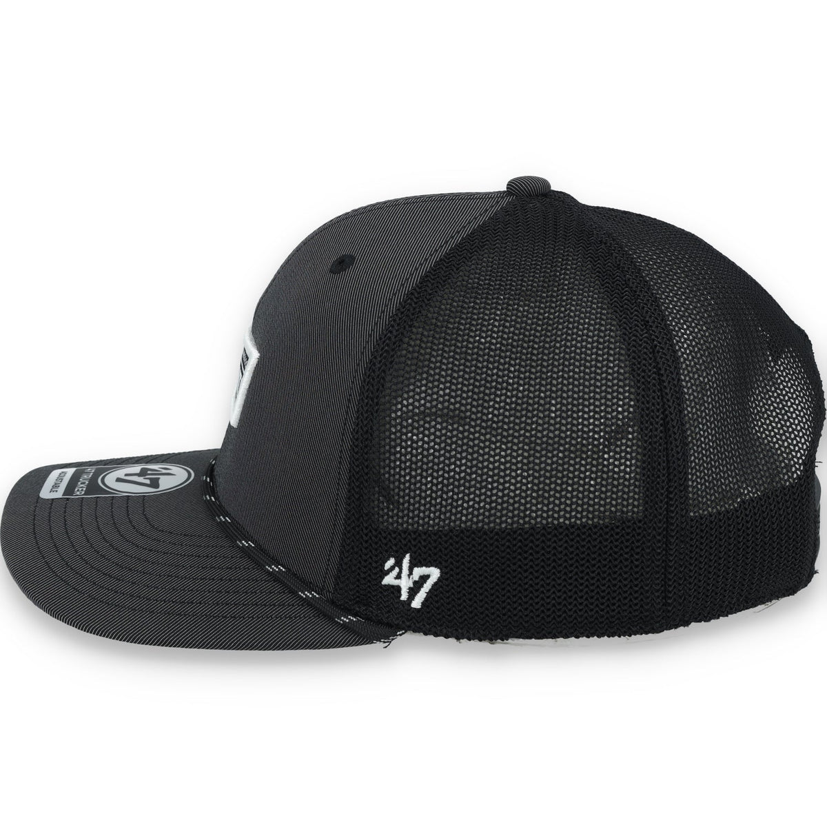 '47 Brand San Francisco Giants Rumble Rope Trucker Adjustable Snapback Hat product image 4, provided for visual reference