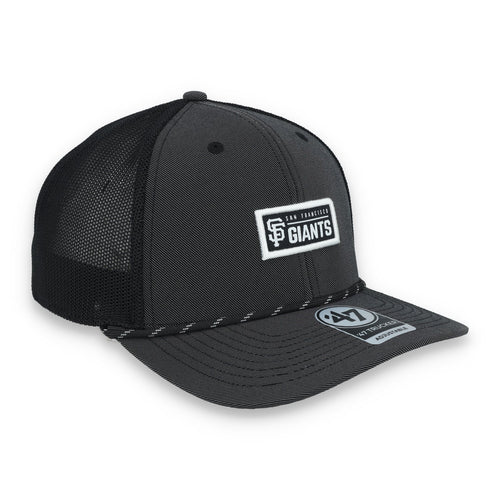 '47 Brand San Francisco Giants Rumble Rope Trucker Adjustable Snapback Hat product image 1, provided for visual reference