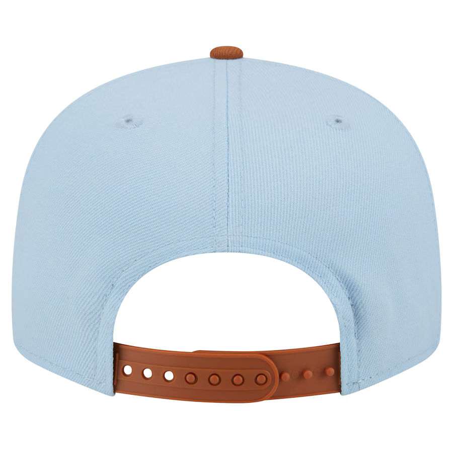 New Era Boston Red Socks 2-Tone Color Pack 9FIFTY Snapback Hat -Light Blue/Rust Orange product image 4, provided for visual