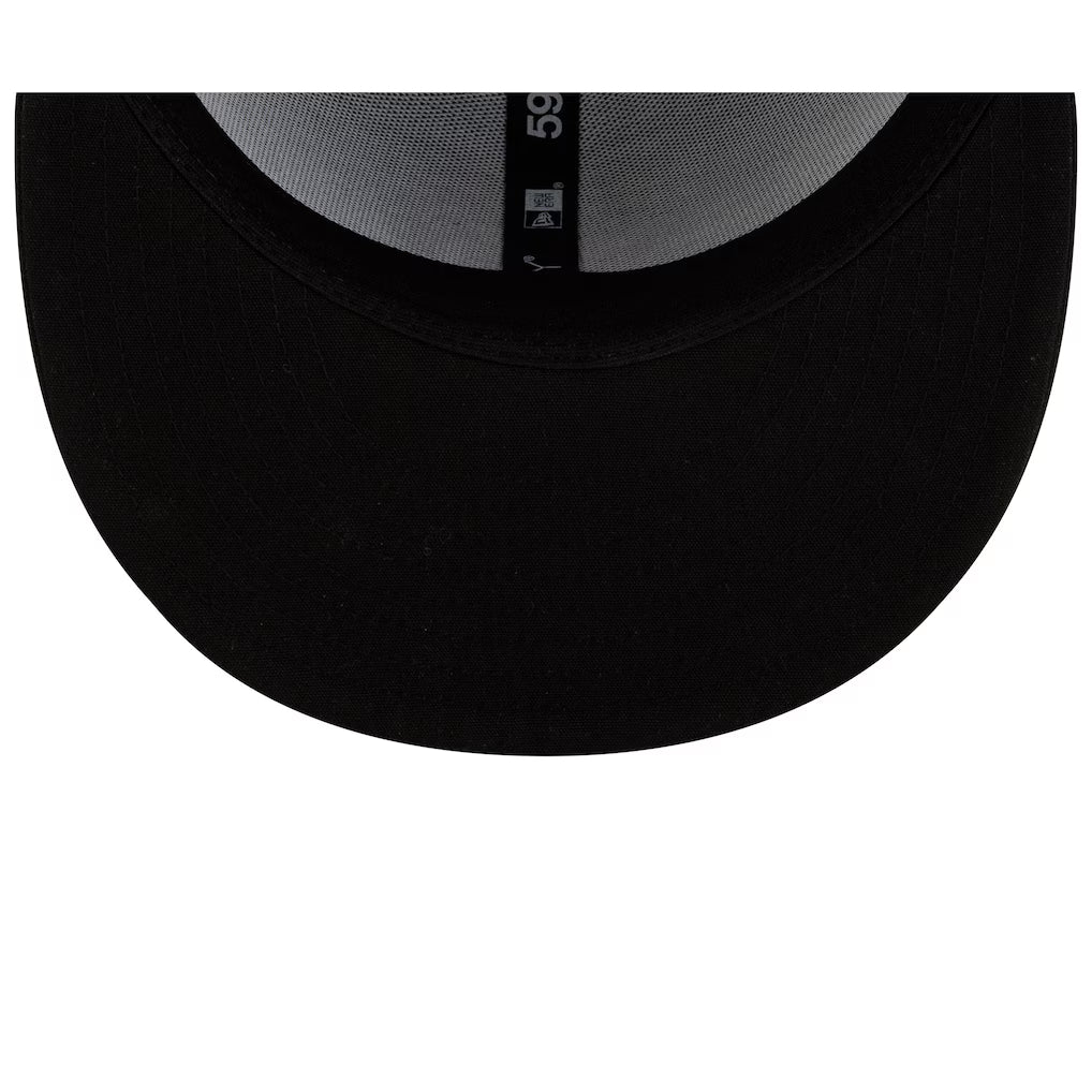 San Francisco Giants NEW ERA 59FIFTY FITTED CAP-GRAY/BLACK product image 5, provided for visual reference and product detail