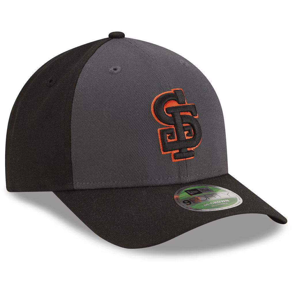 San Francisco Giants New Era Player Replica Alternate 9FORTY M-Crown Youth Adjustable Hat - Gray/Black product image 3,