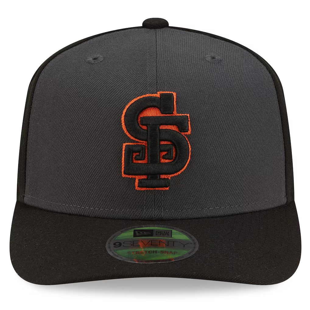 San Francisco Giants New Era Gray/Black Player Replica Alternate 9SEVENTY Adjustable Hat product image 2, provided for