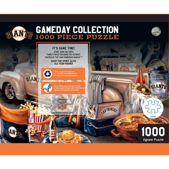 San Francisco Giants Gameday 1000 Piece Jigsaw Puzzle product image 3, provided for visual reference and product detail