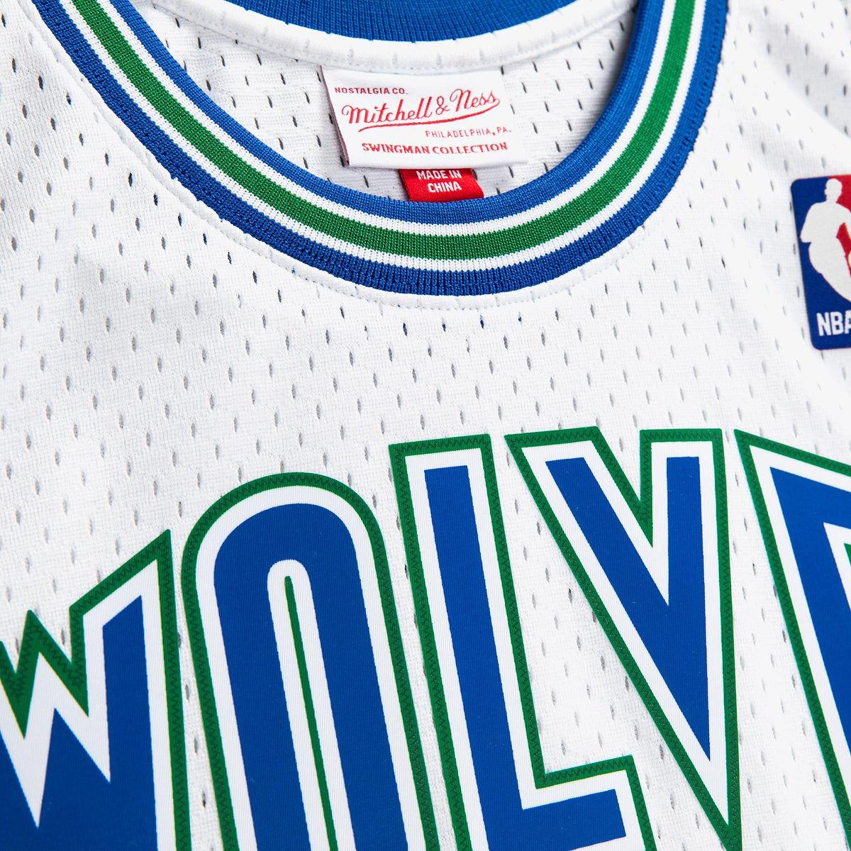 Minnesota Timberwolves Mitchell & Ness Kevin Garnett 1995 Swingman Authentic Jersey - White product image 5, provided for