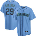 Cal Raleigh Seattle Mariners Alternate Jersey – Light Blue product image 1