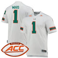 Cam Ward Miami Hurricanes Away Jersey - White product image 1