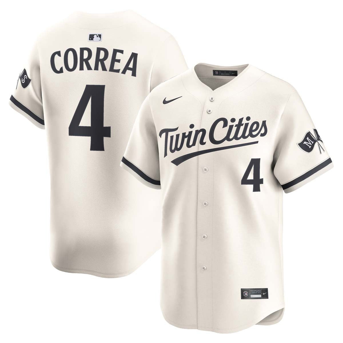Carlos Correa Minnesota Twins Alternate Jersey - Cream product image 1