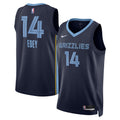 Memphis Grizzlies Nike Icon Swingman Jersey - Navy - Zach Edey - Unisex product image 1, provided for visual reference and