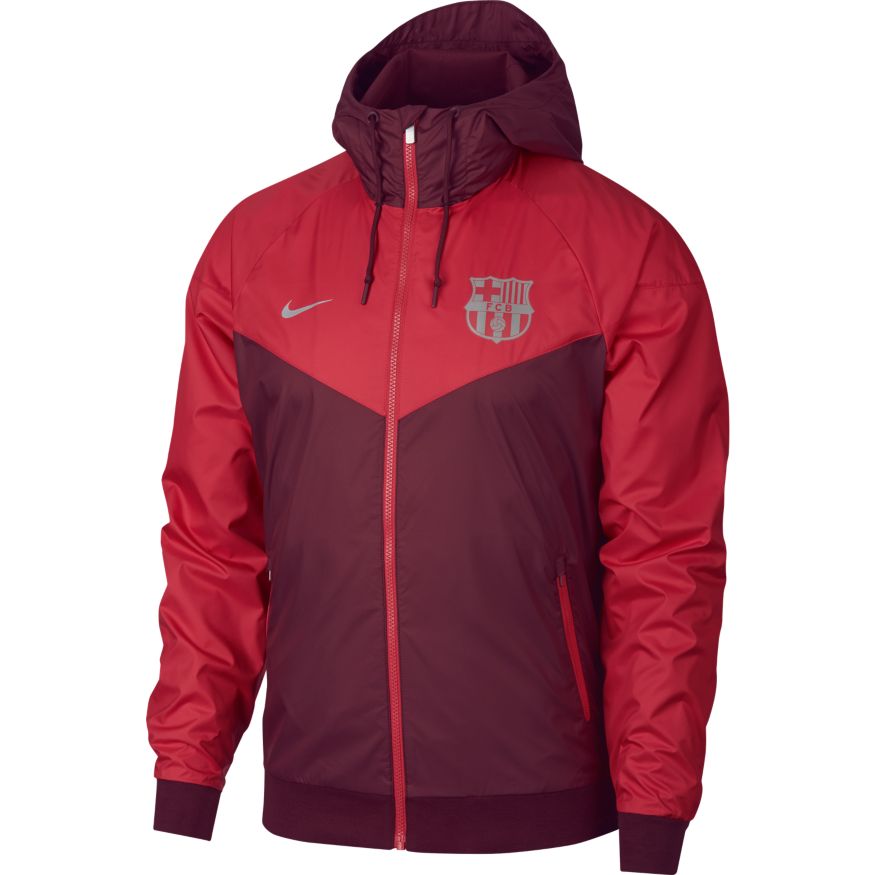 Nike F.C. Barcelona Full-Zip Windrunner product image 1, provided for visual reference and product detail review