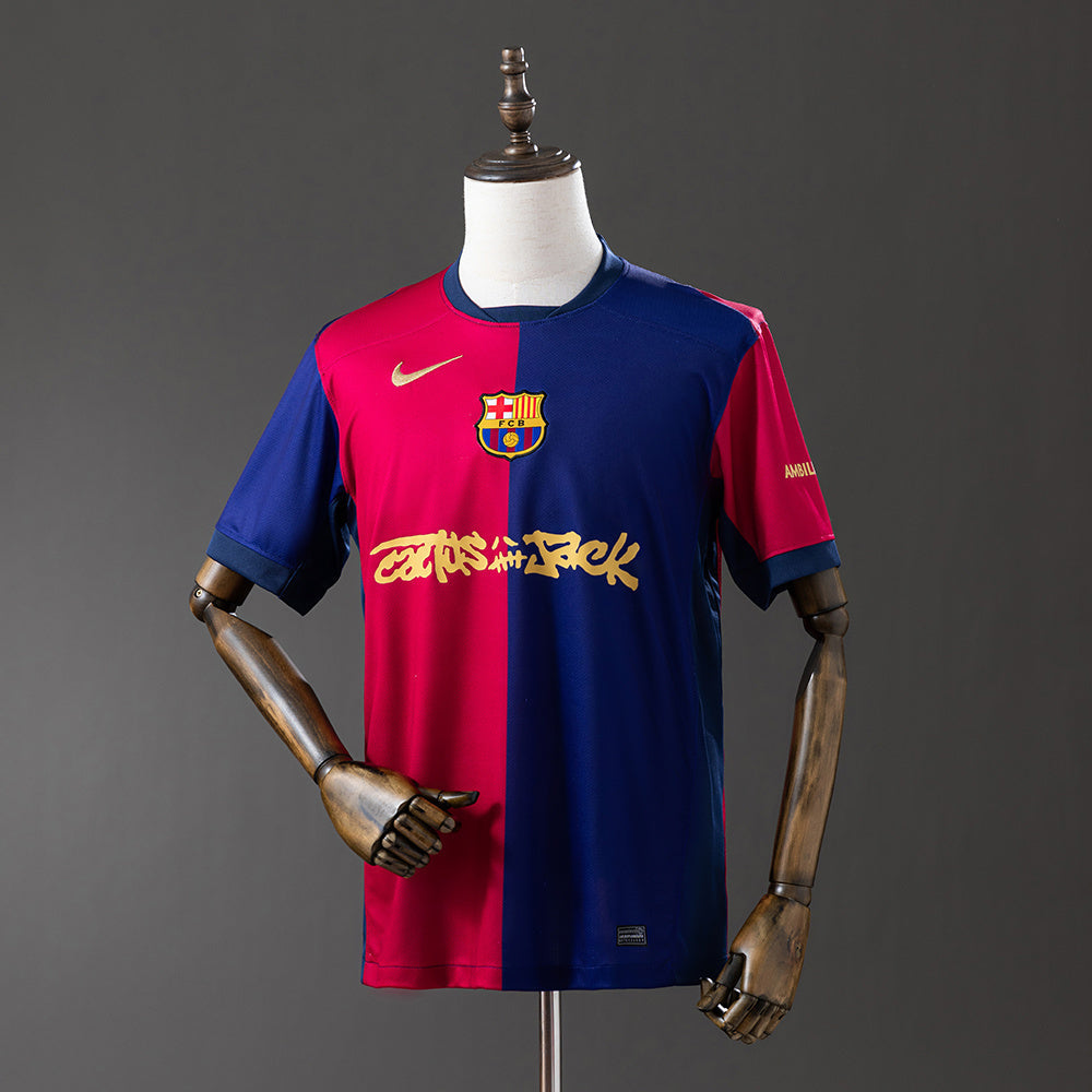 Barcelona 24/25 Travis Scott Cactus Jack Home Jersey product image 1