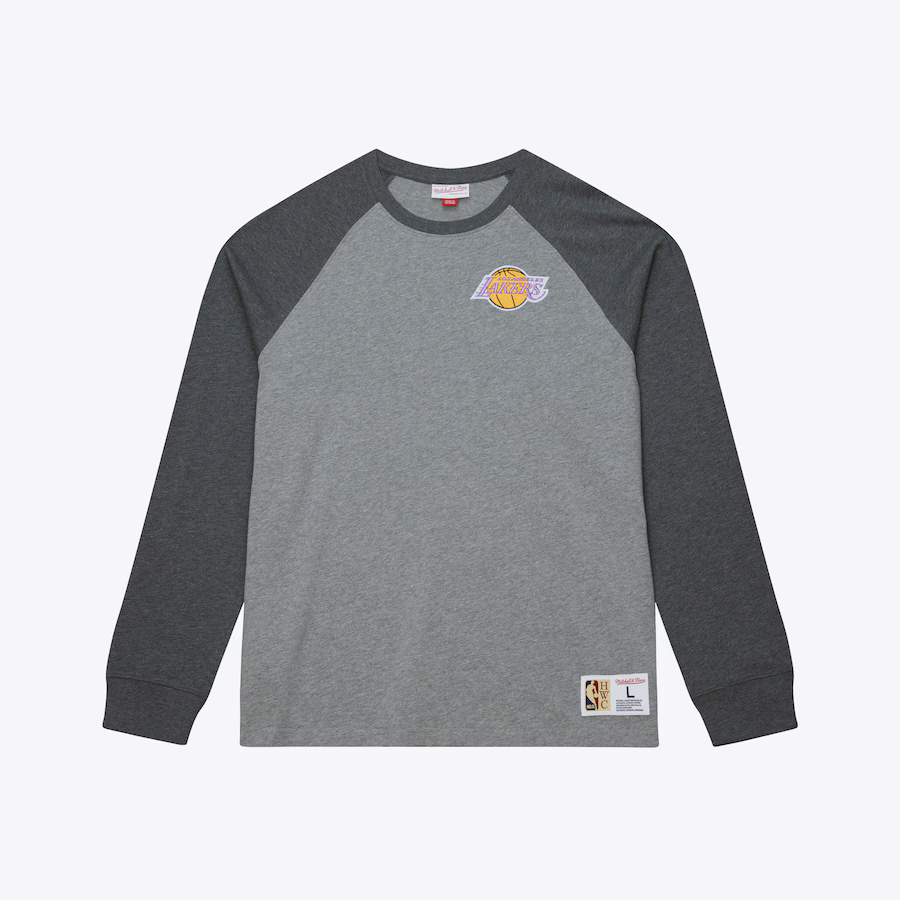 Mitchell & Ness Los Angeles Lakers Legacy Collection Vintage Long Sleeve T-Shirt product image 1, provided for visual