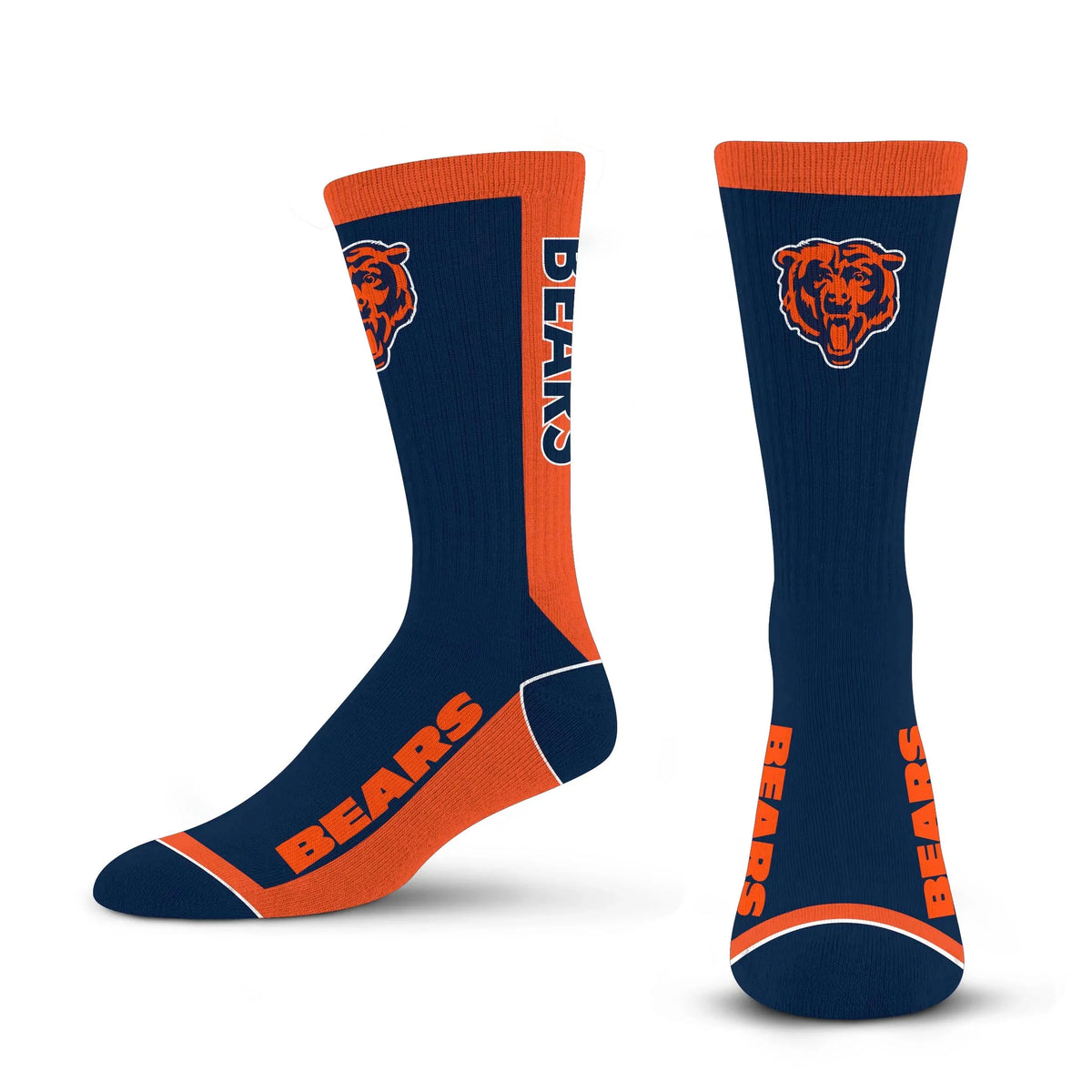 Chicago Bears MVP Socks product image 1, provided for visual reference and product detail review