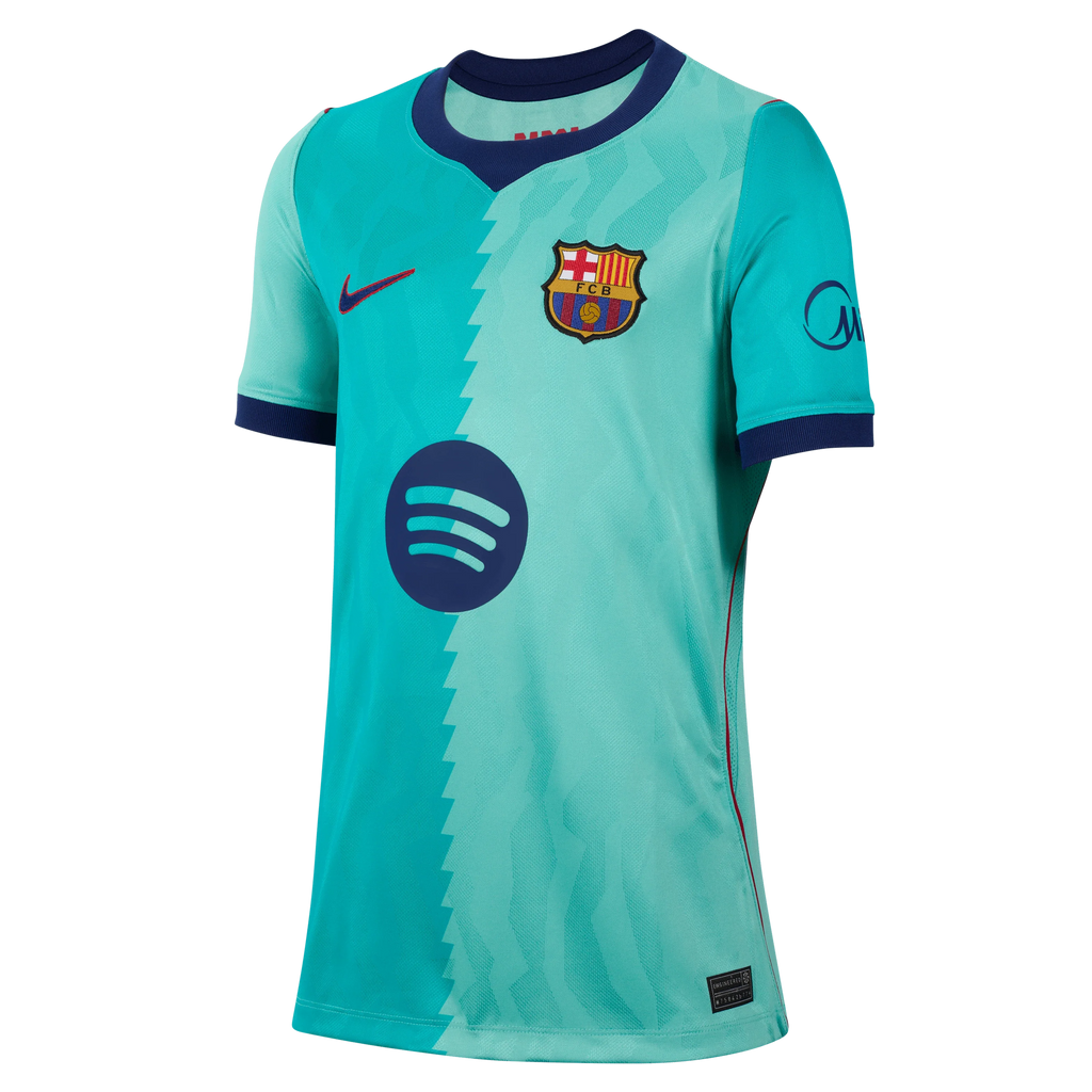 Nike Youth Barcelona 3rd Stadium Jersey 26/27 product image 1, provided for visual reference and product detail review