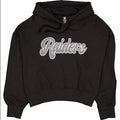Las Vegas Raiders Women Cropped Pullover Hoodie product image 1, provided for visual reference and product detail review
