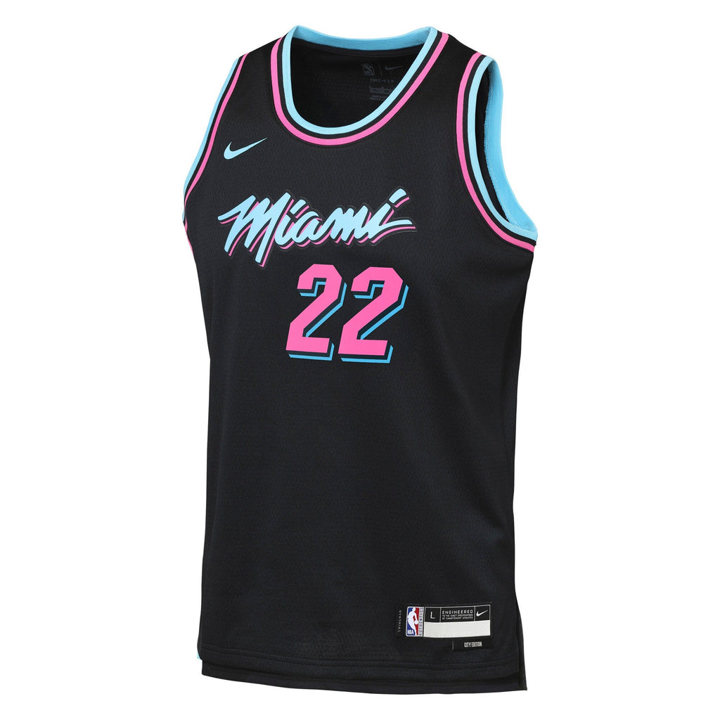 Miami Heat Nike 2025/26 City Edition Swingman Jersey - Black - Andrew Wiggins - Youth product image 3, provided for visual