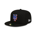 New York Mets Alternate Authentic Collection 59Fifty Fitted-On-Field Collection-Black product image 1, provided for visual
