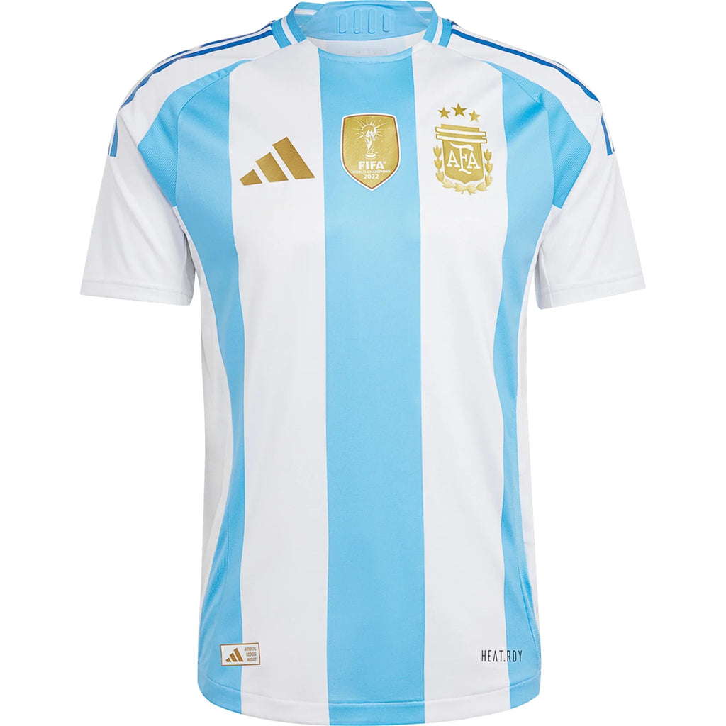 Adidas Men Argentina Authentic Stadium Home Jersey 2024 product image 1, provided for visual reference and product detail