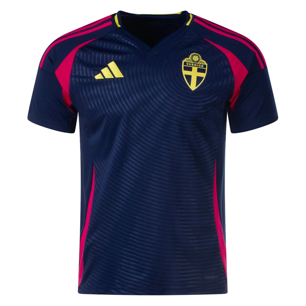 Adidas Sweden Away Stadium Jersey 2024 product image 1, provided for visual reference and product detail review