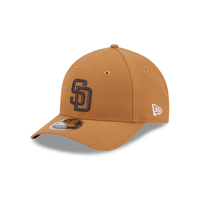 New Era San Diego Padres 9FORTY M-CROWN Adjustable Hat-Brown product image 2, provided for visual reference and product